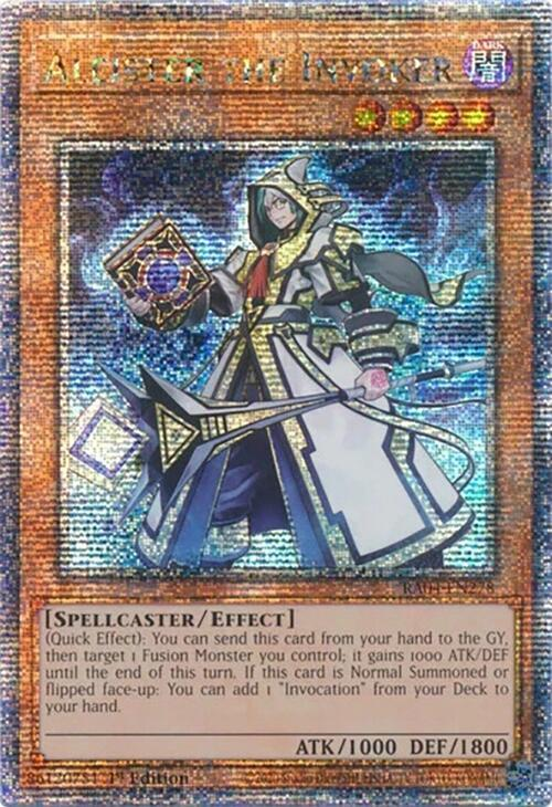 Aleister the Invoker - RA04-EN278 - (Quarter Century Secret Rare) - 1st Edition